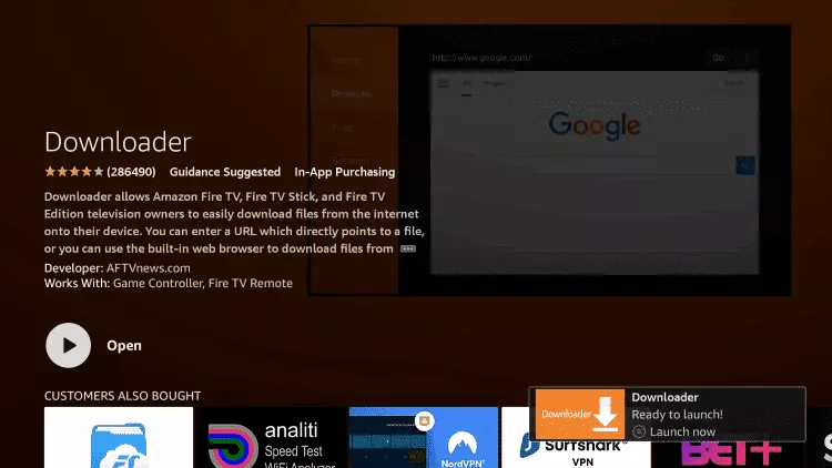 downloader on firestick new interface 8